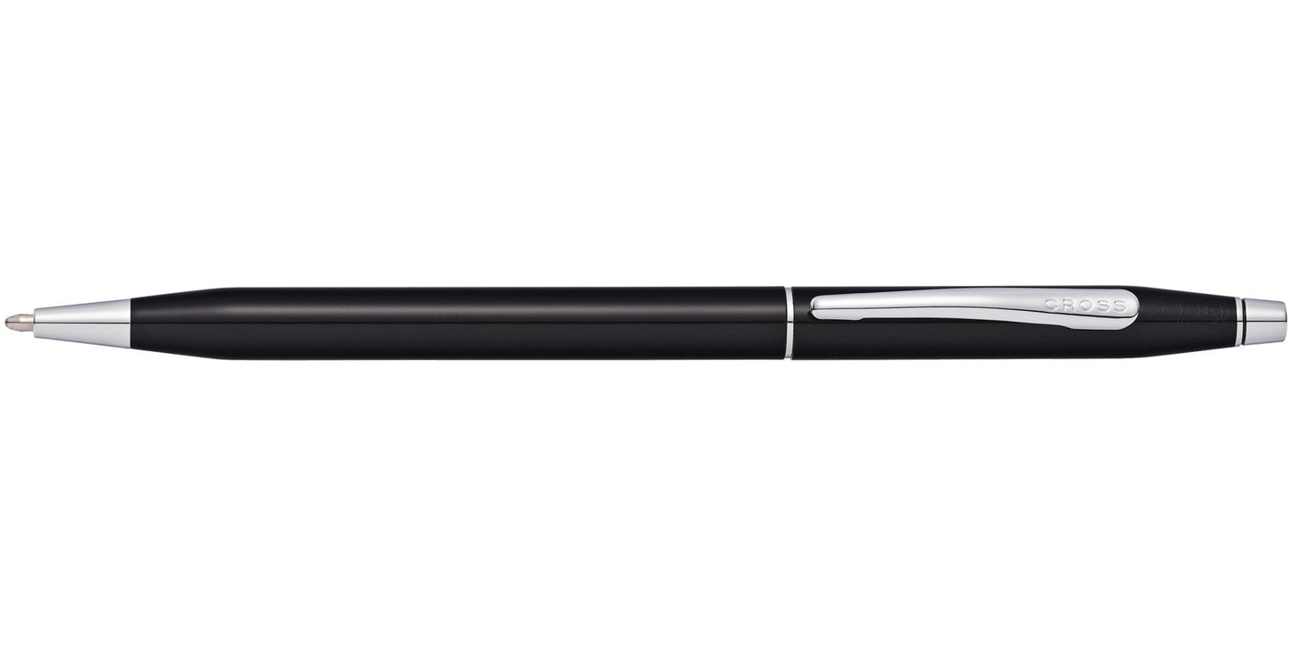Classic Century black lacquer ballpoint pen with silver clip by A.T. Cross on Tampa Home & Garden Store