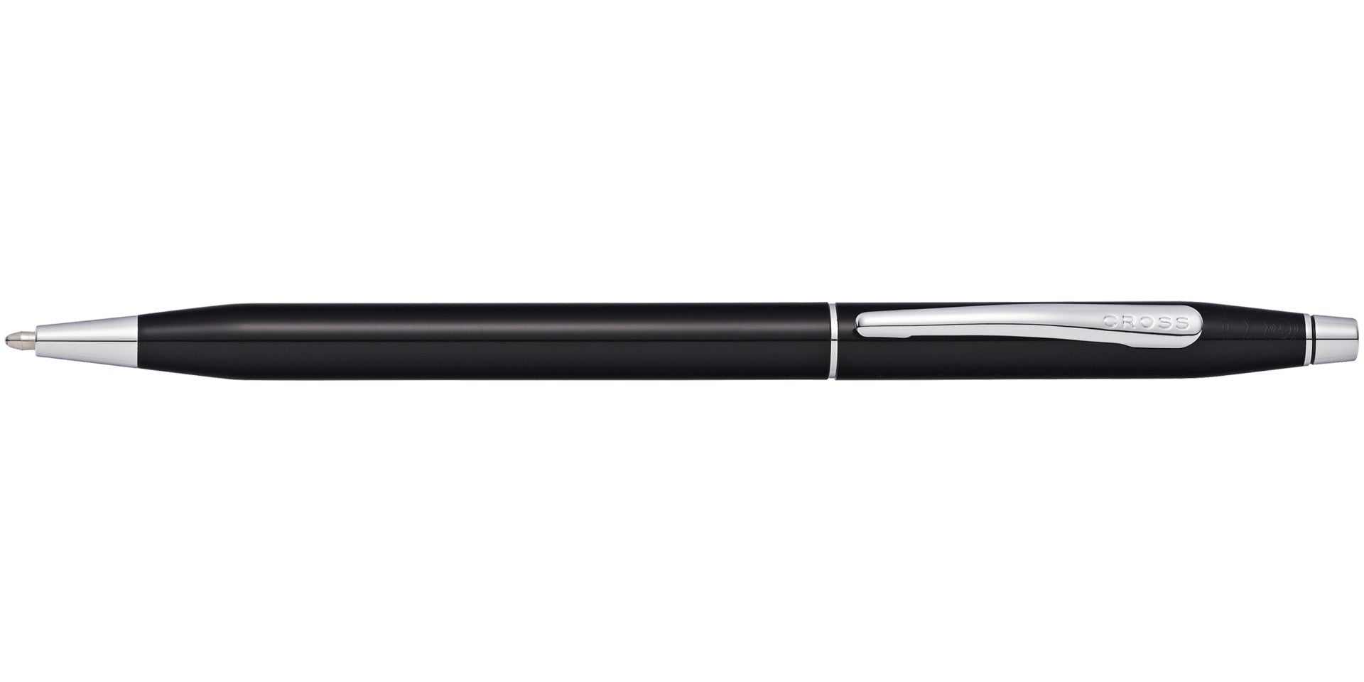 Classic Century black lacquer ballpoint pen with silver clip by A.T. Cross on Tampa Home & Garden Store