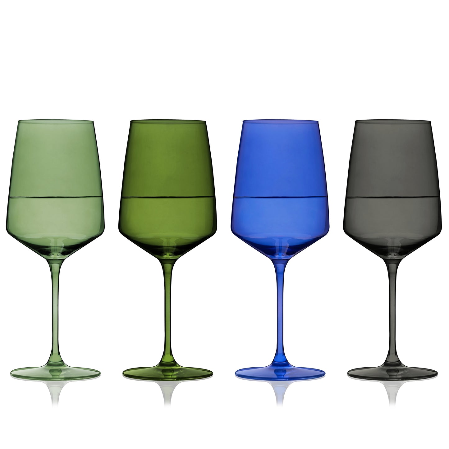 Reserve Nouveau Crystal Wine Glasses Set of Four