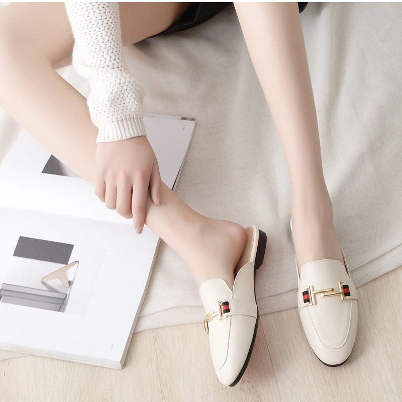 Comfortable Womens Slides and Pointed Toe Flats