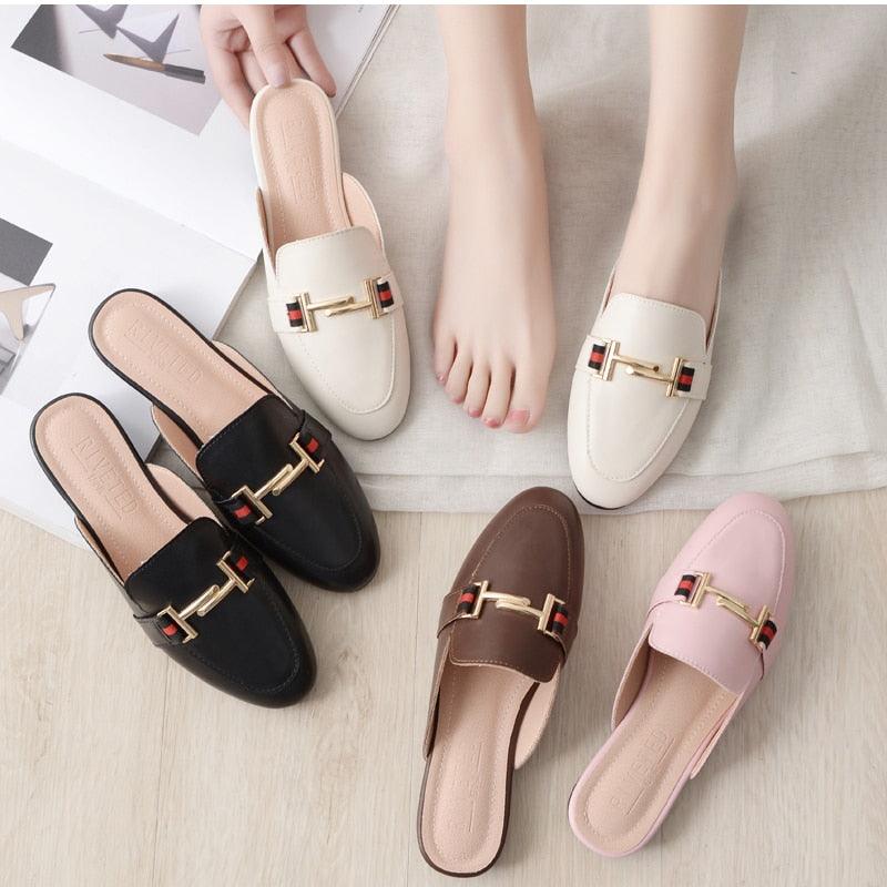 Comfortable Womens Slides and Pointed Toe Flats