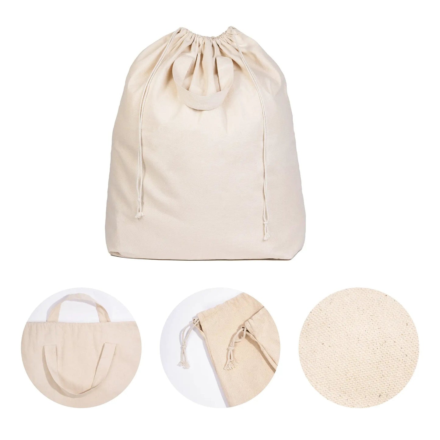 Canvas Laundry Bag for Heavy Duty Laundry