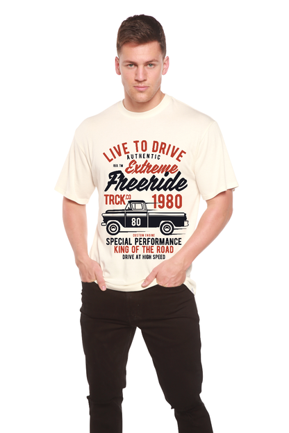 Extreme Freeride men's bamboo viscose/organic cotton short sleeve tee cream Spun Bamboo on Tampa Home & Garden Store