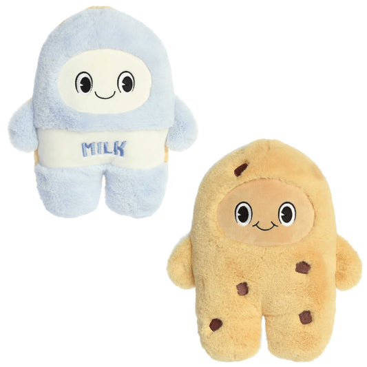 Flipovers Plush - 11 Inch Milk And Cookies