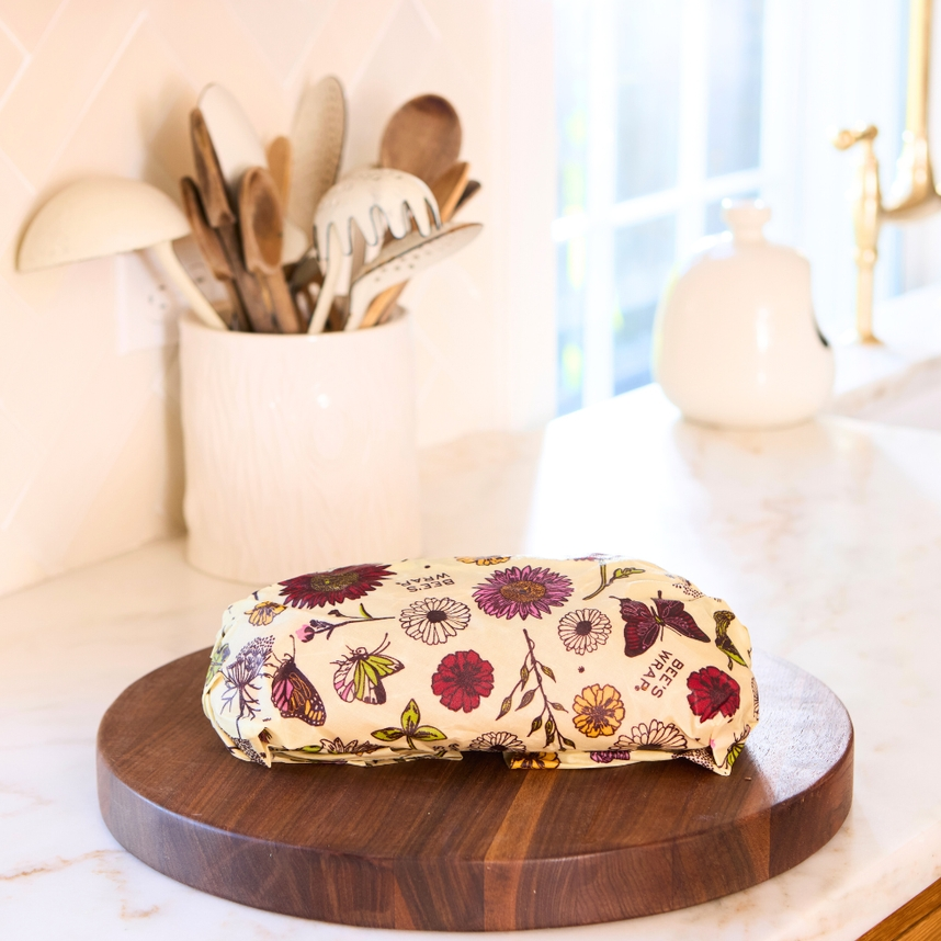 Envoltura de comida Bee's Wrap - Envoltura de pan Meadow Magic