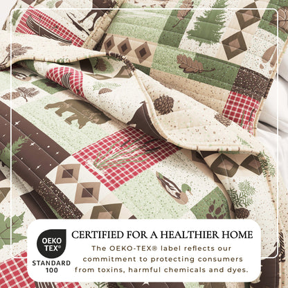 Wilder Collection Reversible Patchwork Quilt