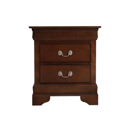 Louis Philippe Nightstand in Wood Veneer