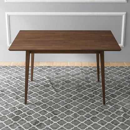 Mary Modern Style Rectangular Dining Kitchen Table by HouseOfZazla in dark wood finish on Tampa Home & Garden Store