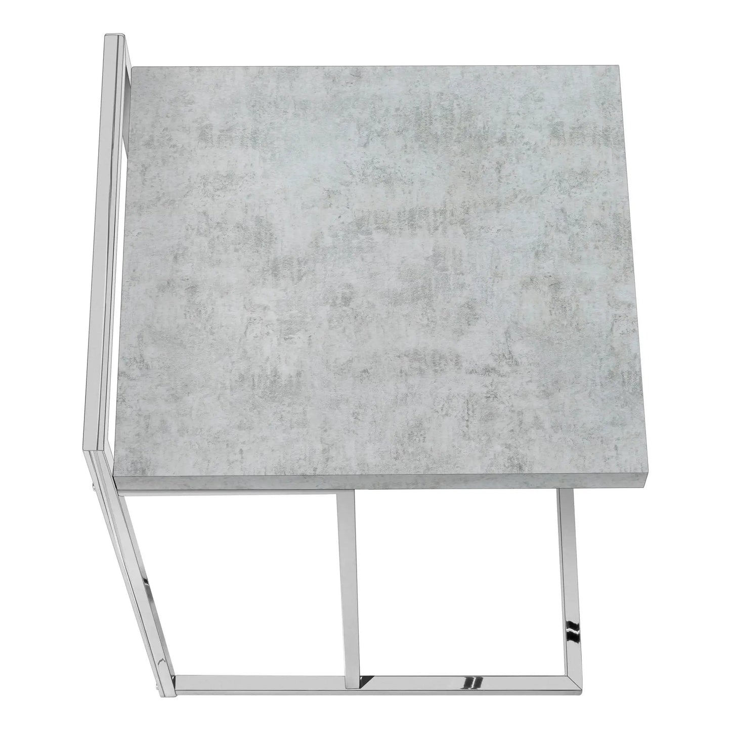 C Shaped Accent Table for Sofas and Beds Modern