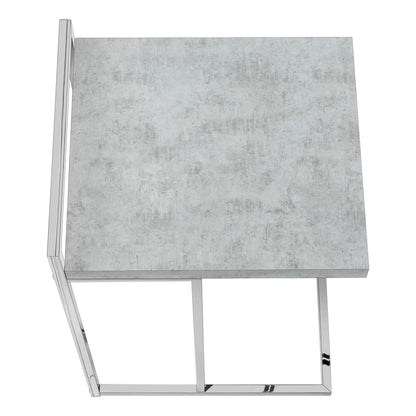 C Shaped Accent Table for Sofas and Beds Modern