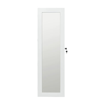 Wall Mounted Jewelry Armoire With Led Light