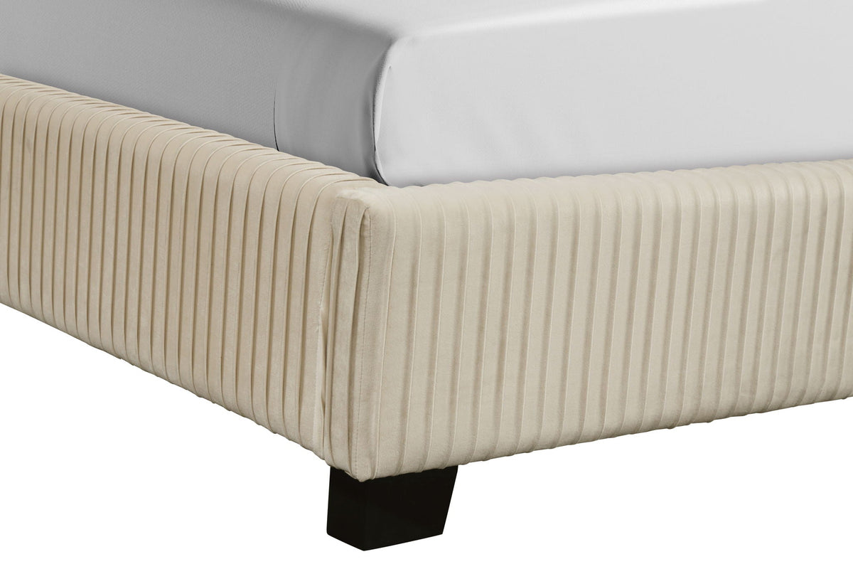 Modern Upholstered Bed And Space Saving Design
