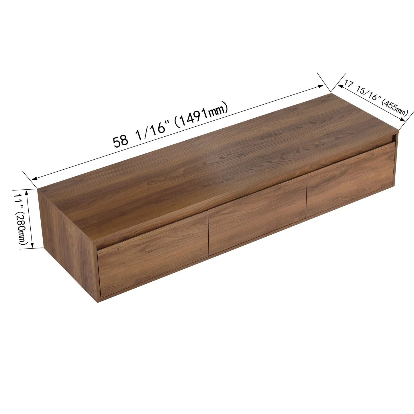 Modern Minimalist Bathroom Vanity With Soft Close