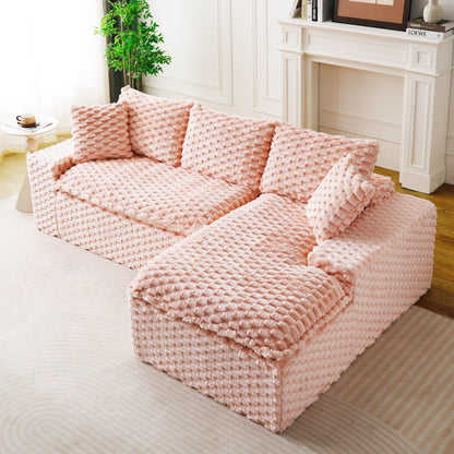 Modular Convertible Sofa and Twin Chaise Lounge