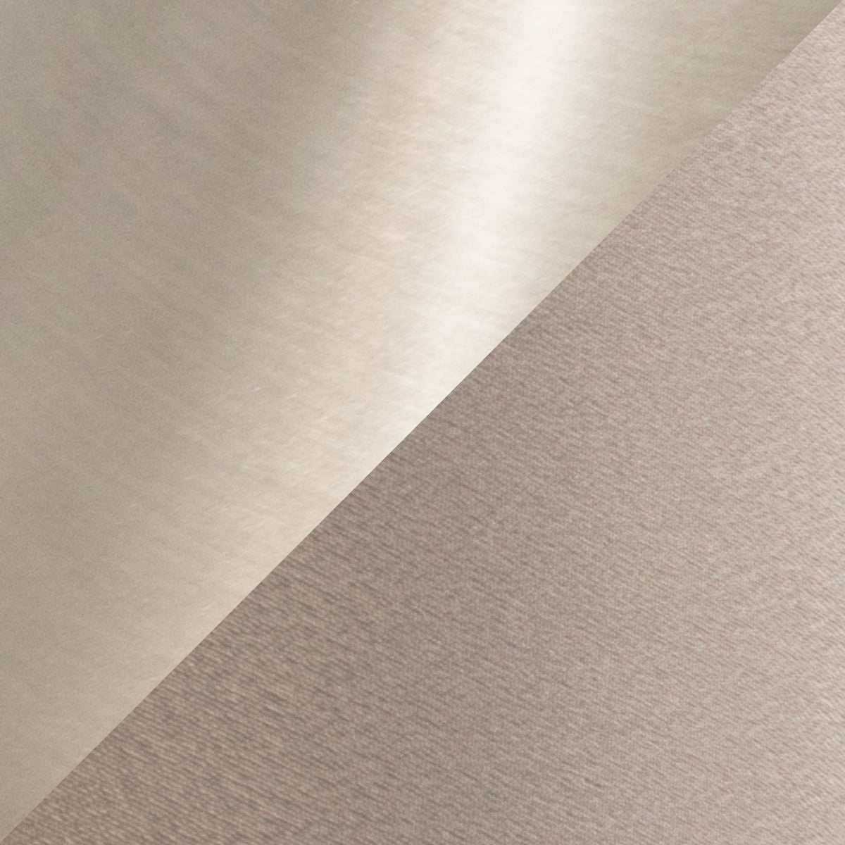 Lamp shade fabric swatch in beige and taupe with diagonal color blocks on Tampa Home & Garden Store