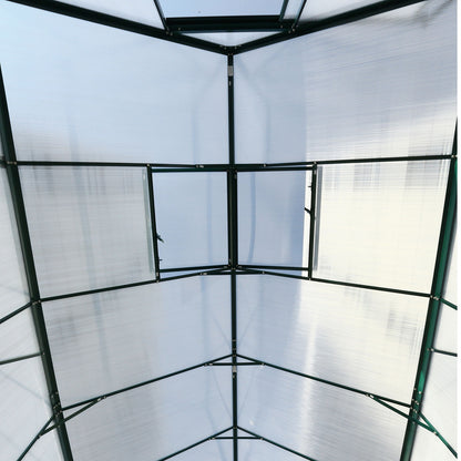 Heavy Duty Polycarbonate Greenhouse Kit and Door