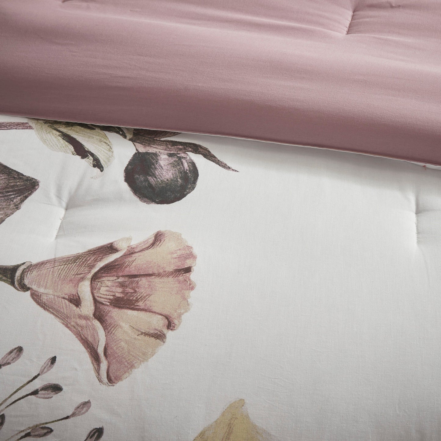 8 Piece Cotton Printed Comforter Set Blush King blush pink cotton with smooth finish by HouseOfZazla on Tampa Home & Garden Store