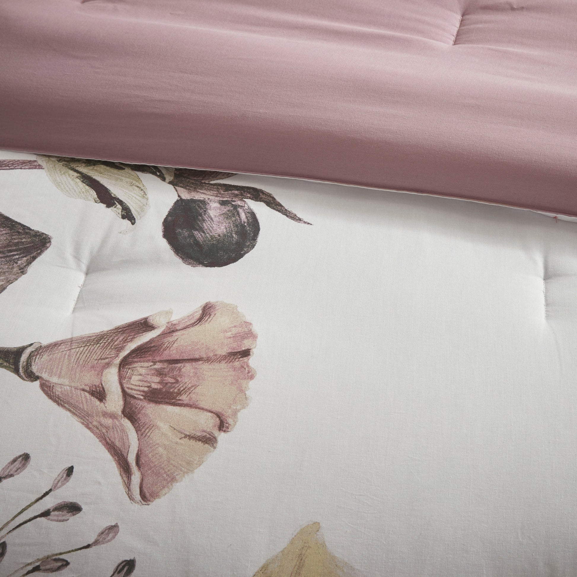 8 Piece Cotton Printed Comforter Set Blush King blush pink cotton with smooth finish by HouseOfZazla on Tampa Home & Garden Store