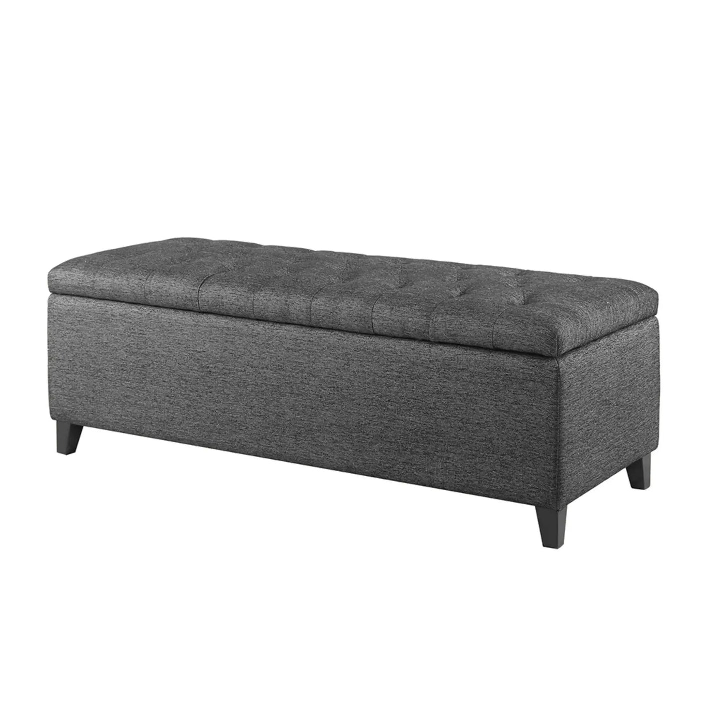 Tufted Top Storage Bench With Soft Close Lid