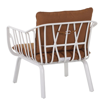 Huron Outdoor Resin Club Chair Set of Two