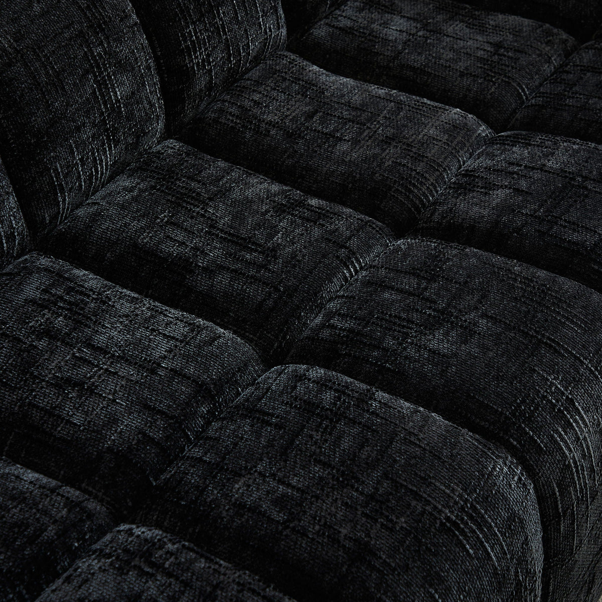 Modern Piano Key Backrest Sofa With Upholstery