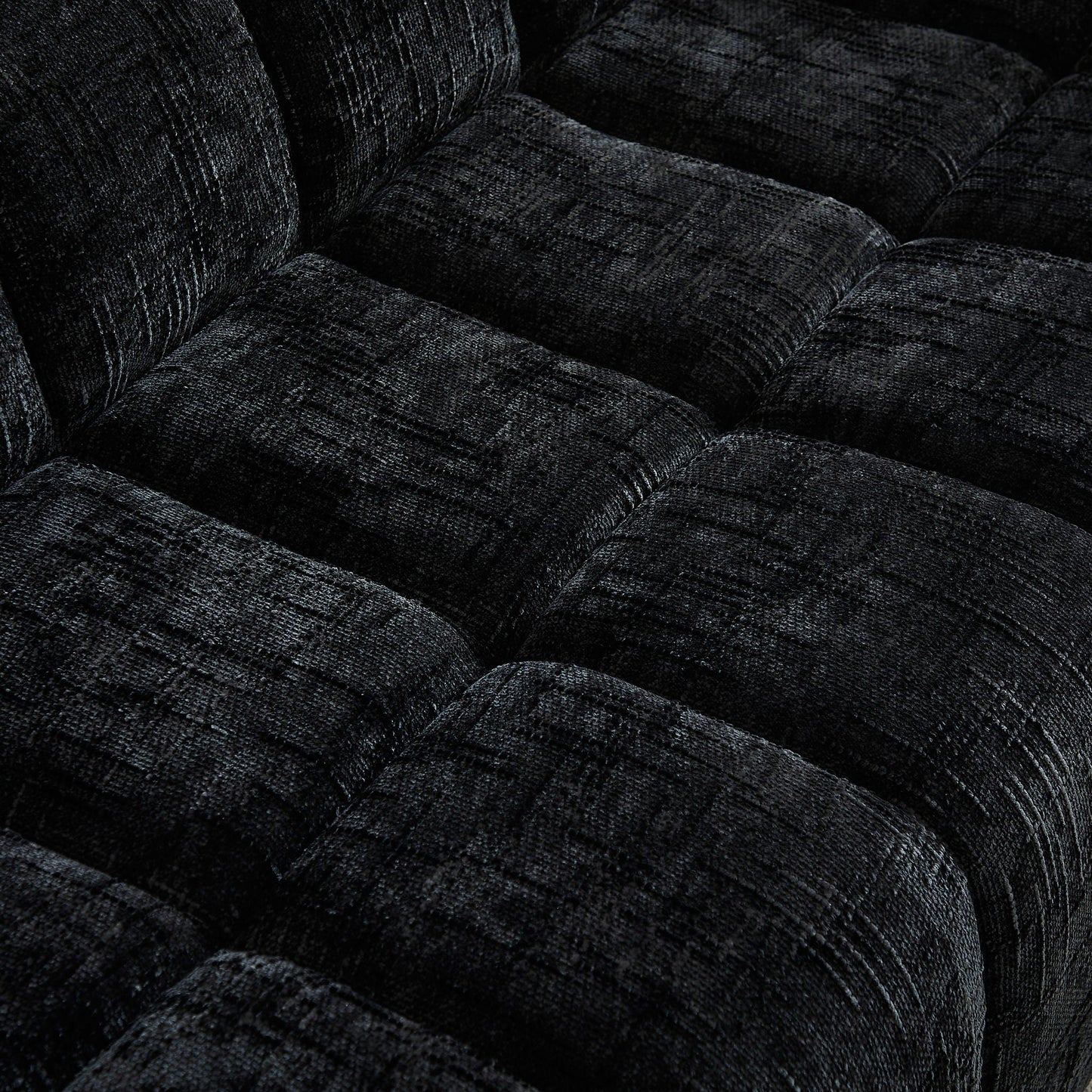 Rounded Cloud Sofa and Piano Key Backrest Design