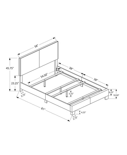 Modern Upholstered And Transitional Bed Frame
