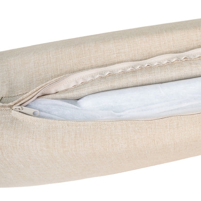 Riviera chaise lounge cushions beige fabric, zippered covers, 2-pack by HouseOfZazla on Tampa Home & Garden Store
