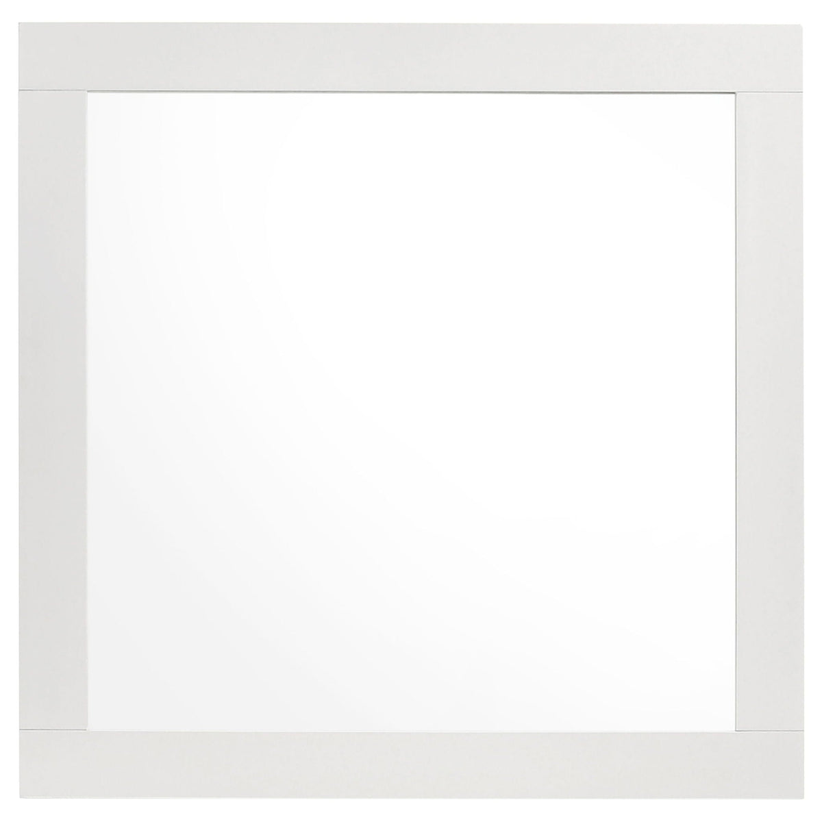 Sophia 4 Piece Bedroom Set white framed mirror by HouseOfZazla on Tampa Home & Garden Store