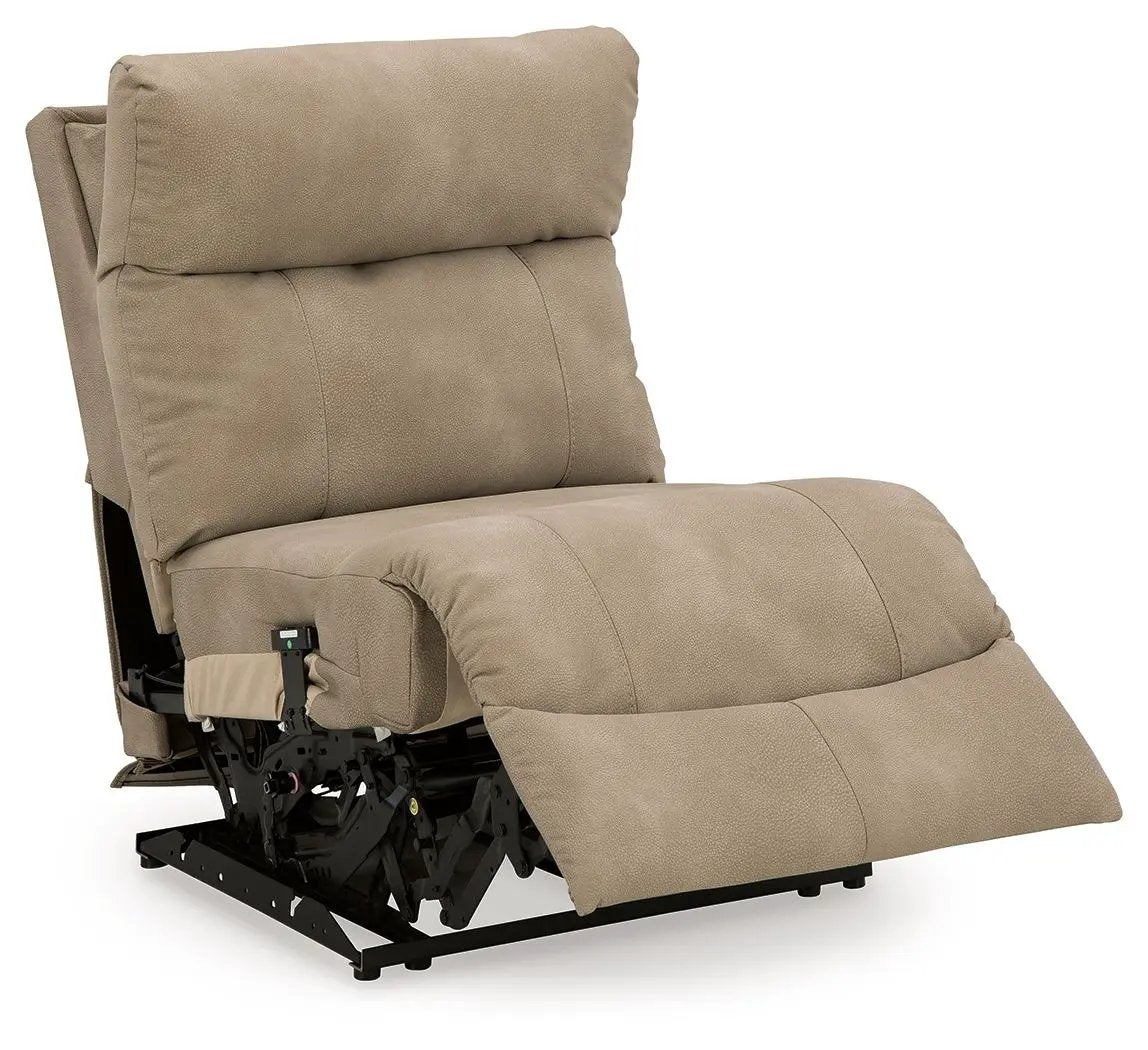 Next-Gen Durapella Reclining Sectional upholstery with exposed frame by Unique Piece Furniture on Tampa Home & Garden Store
