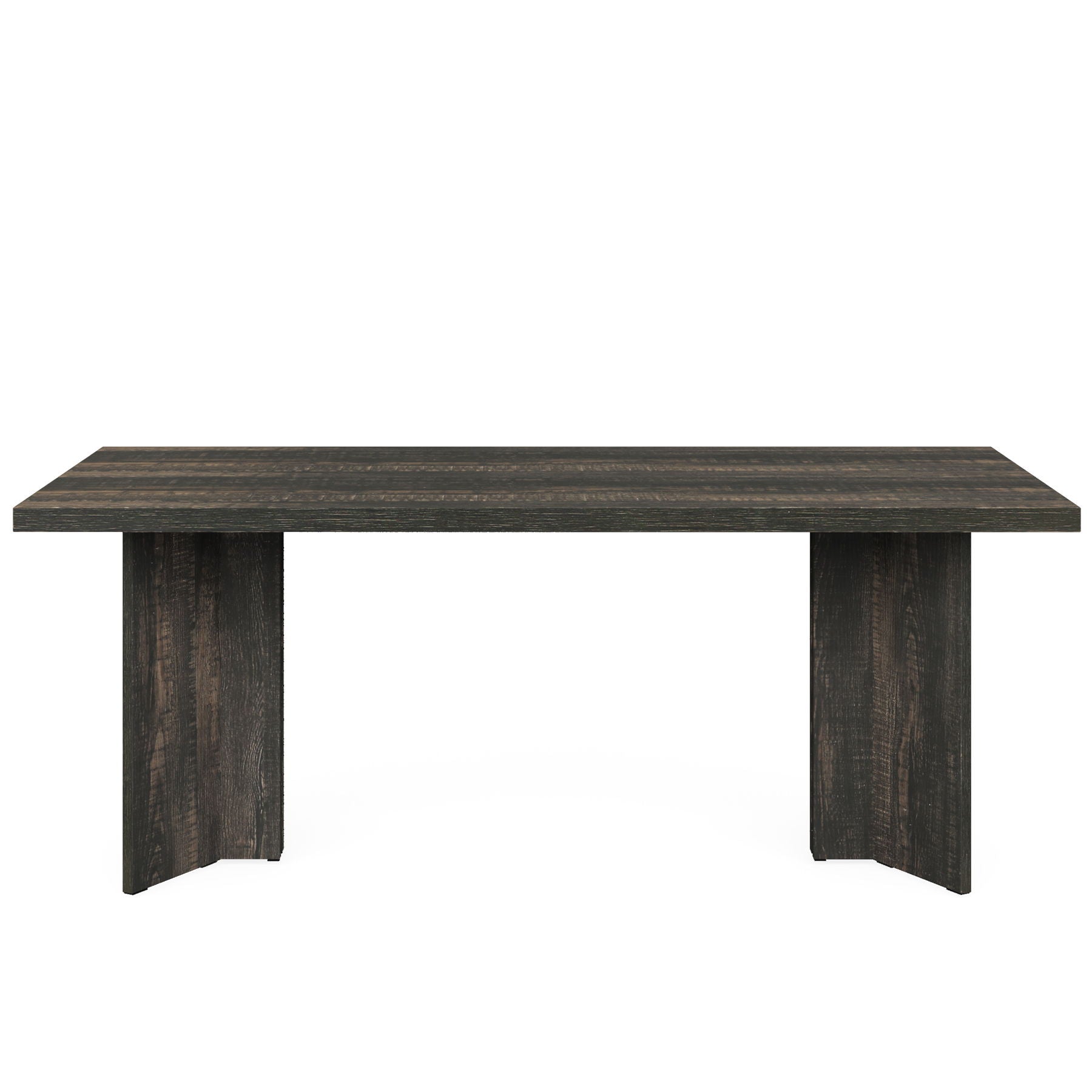 Dining table for 4-6 people with a thick dark wood top by HouseOfZazla on Tampa Home & Garden Store