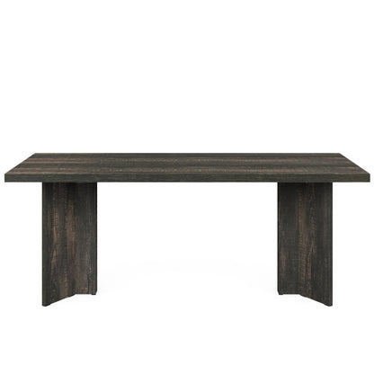 Dining table for 4-6 people with a thick dark wood top by HouseOfZazla on Tampa Home & Garden Store