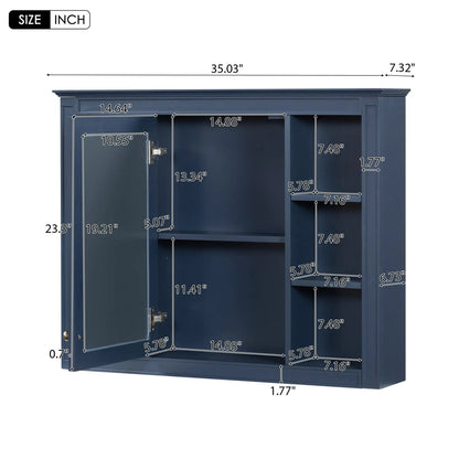 Wall Mounted Medicine Cabinet with Mirror