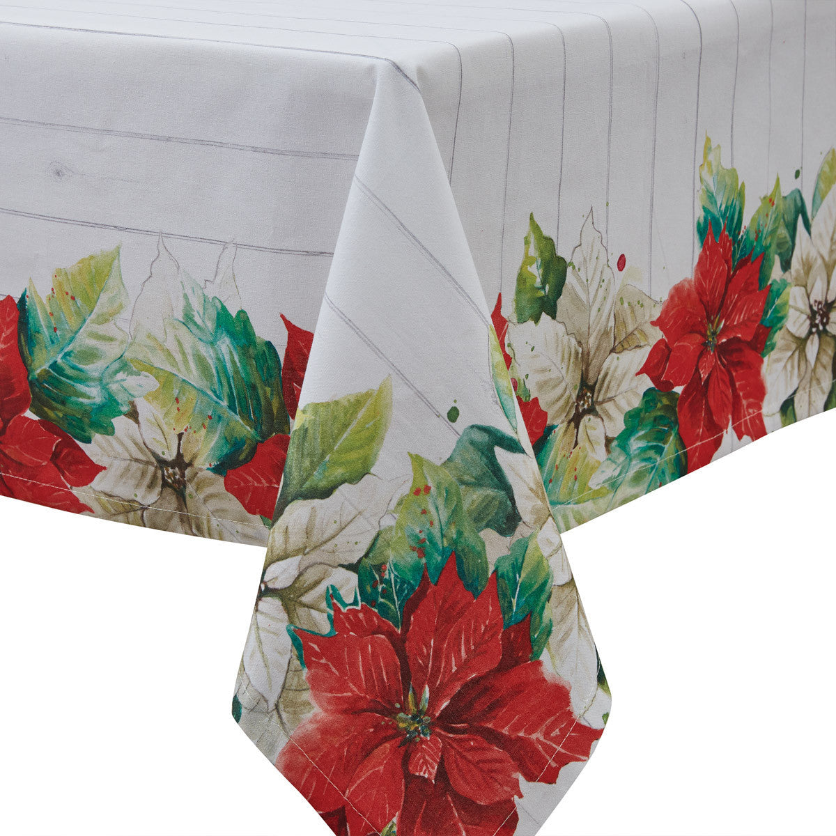 Nappe en pin à motif poinsettia