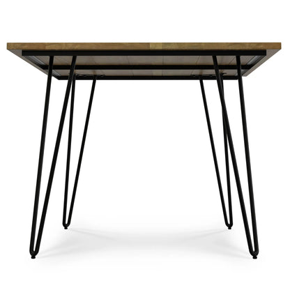 Hunter Handcrafted Dining Table wood top with black hairpin legs Unique Piece Furniture on Tampa Home & Garden Store