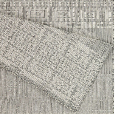 Sunshine Silver Indoor and Outdoor Area Rug