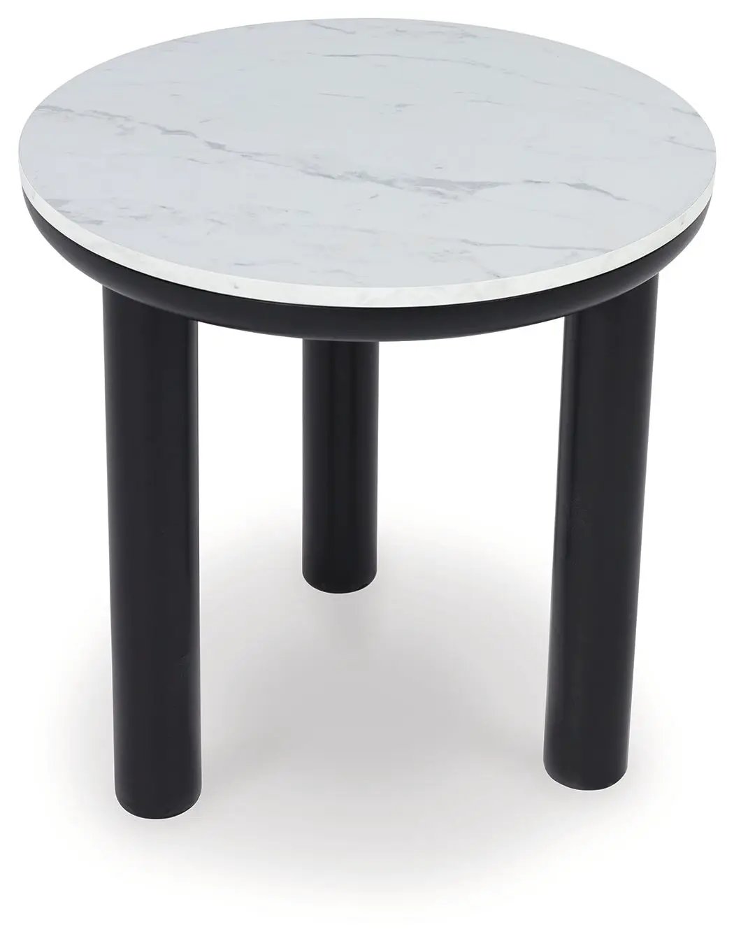 Xandrum Occasional Table Set of 3 Black and White