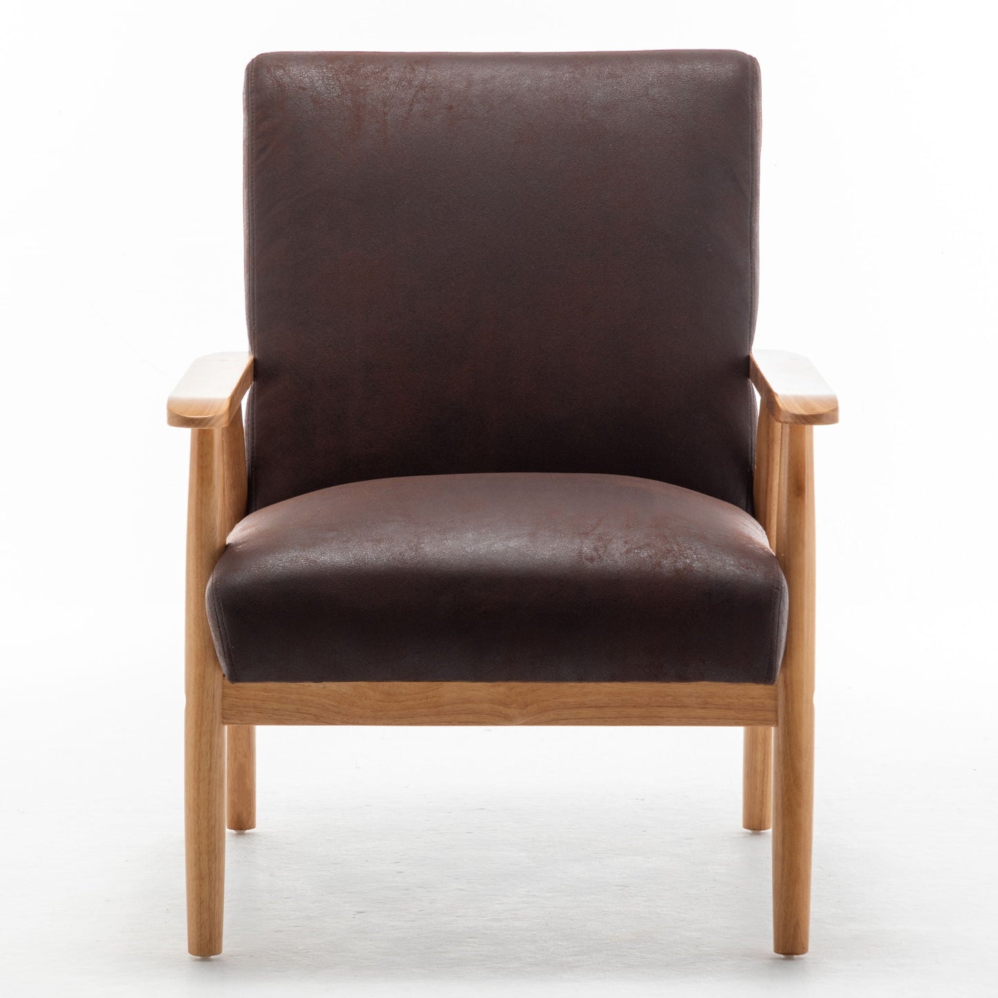Wide Classic Mid Century Modern Arm Chair