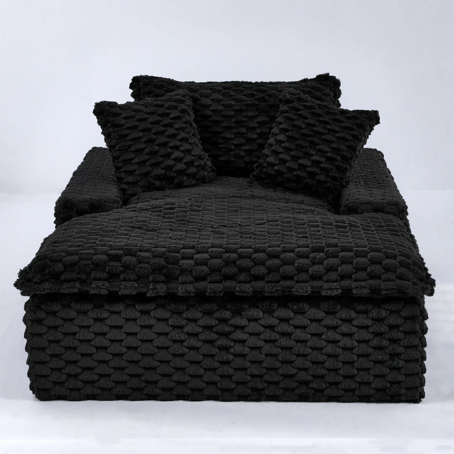 Harbor Luxury Sofa in Turtle Fleece Fabric