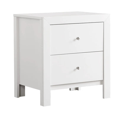 Charming Nightstand with Drawers, Modern Wood