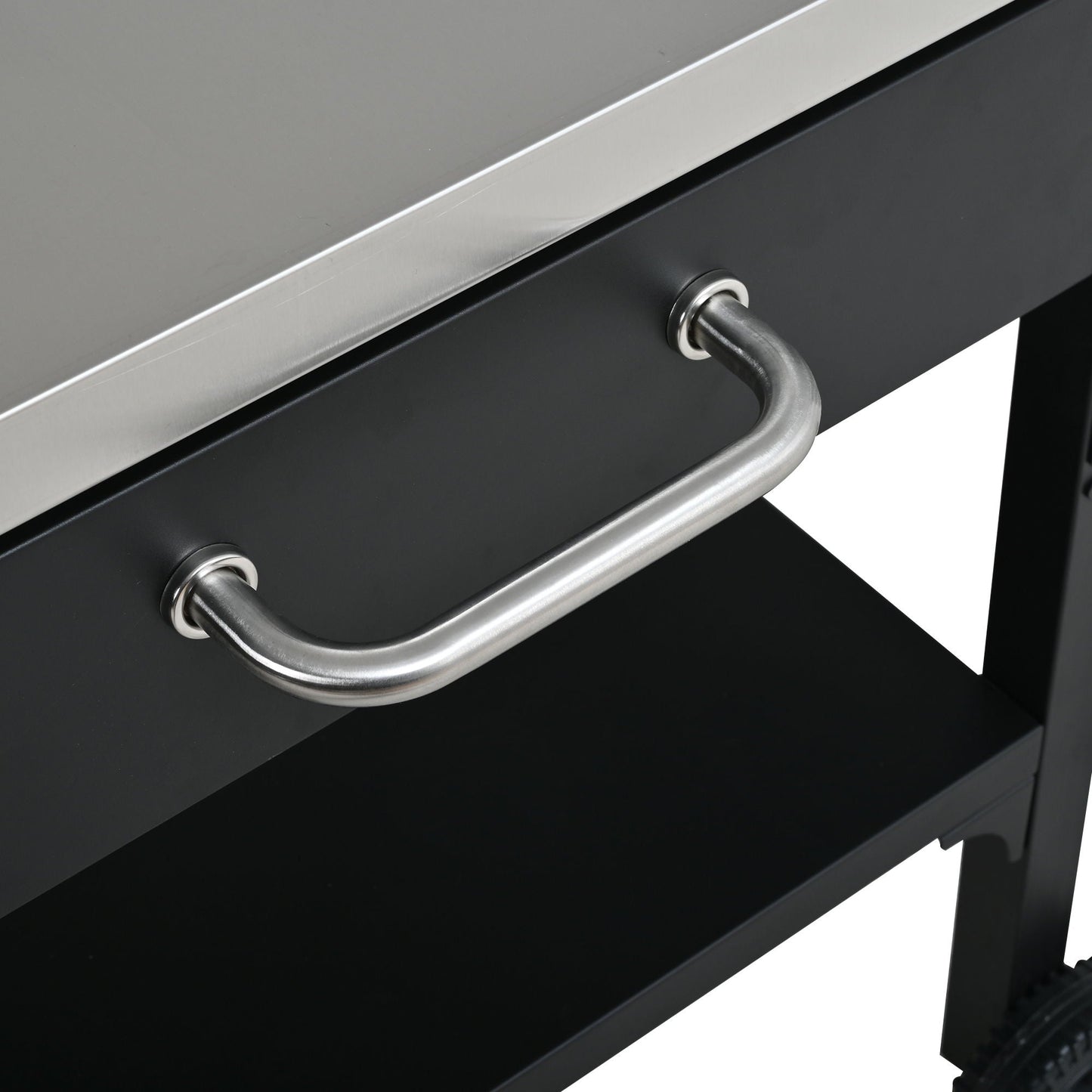 Large Foldable Outdoor Kitchen Cart And Storage