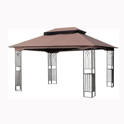 13x10 Outdoor Gazebo Canopy With Double Roof