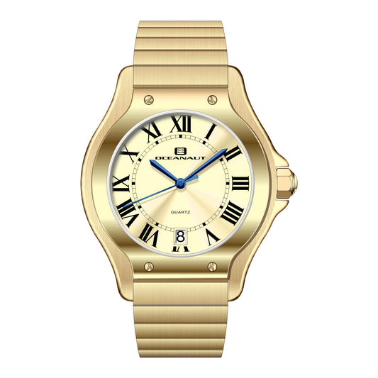 Oceanaut Women's Rayonner gold-tone watch with Roman numeral dial quartz movement on Tampa Home & Garden Store