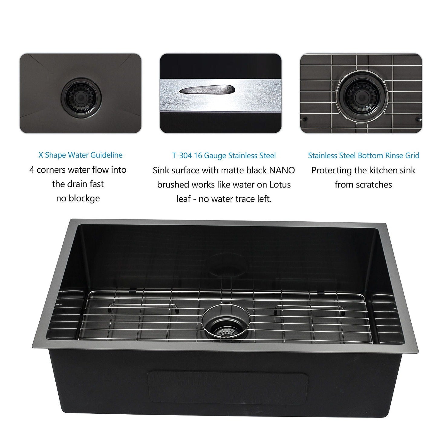 Undermount Kitchen Sink And 16 Gauge Stainless