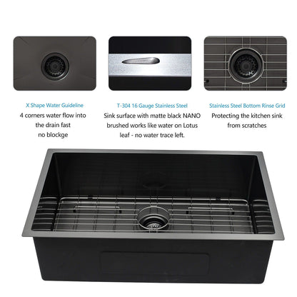 Undermount Kitchen Sink And 16 Gauge Stainless