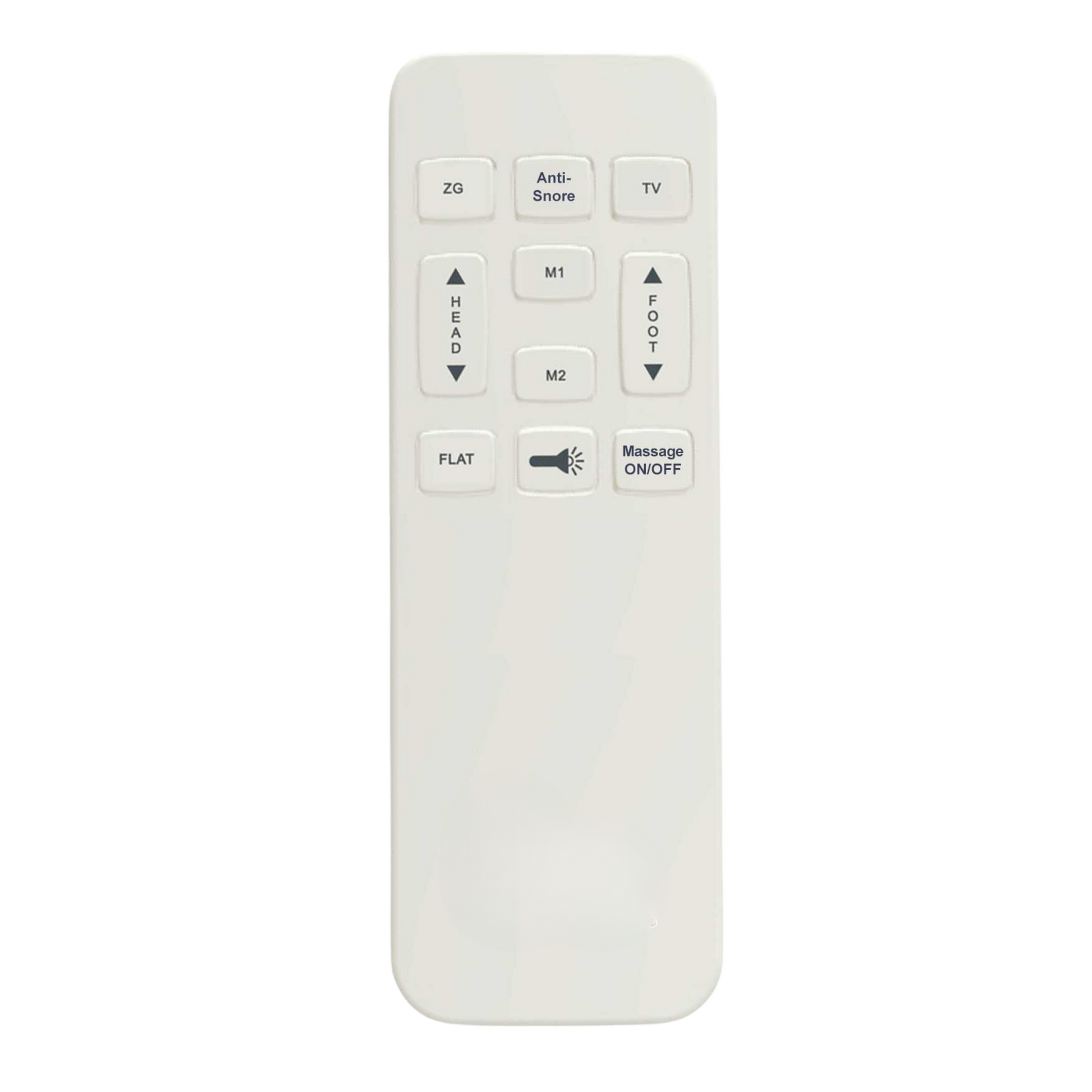 Queen Adjustable Bed Base remote by HouseOfZazla with massage head/foot controls on Tampa Home & Garden Store