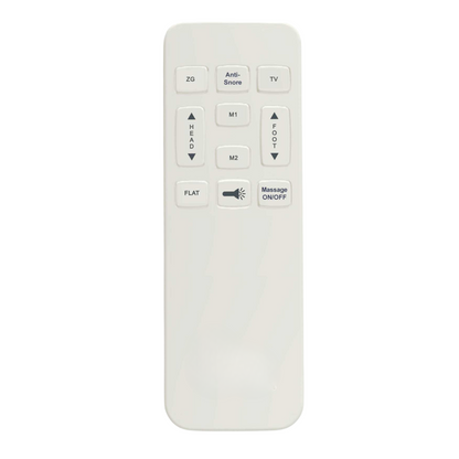Twin XL adjustable bed base remote by HouseOfZazla with massage and memory buttons on Tampa Home & Garden Store