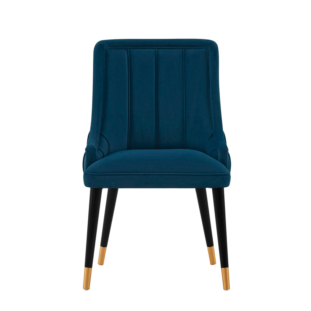 Eda Dining Chair with stitched teal upholstery, arm chair by HouseOfZazla on Tampa Home & Garden Store