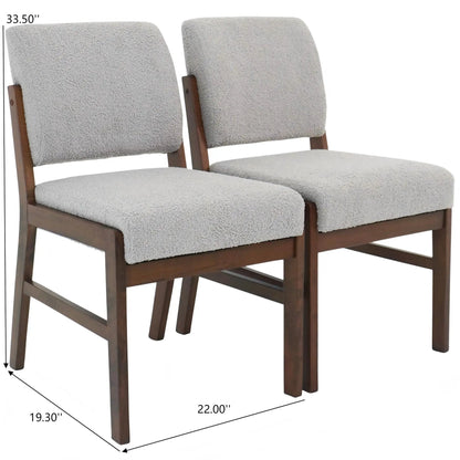 Caldwell Dining Chair Set of 2 Light Gray