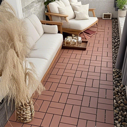 Waterproof Interlocking Acacia Patio Deck Tiles